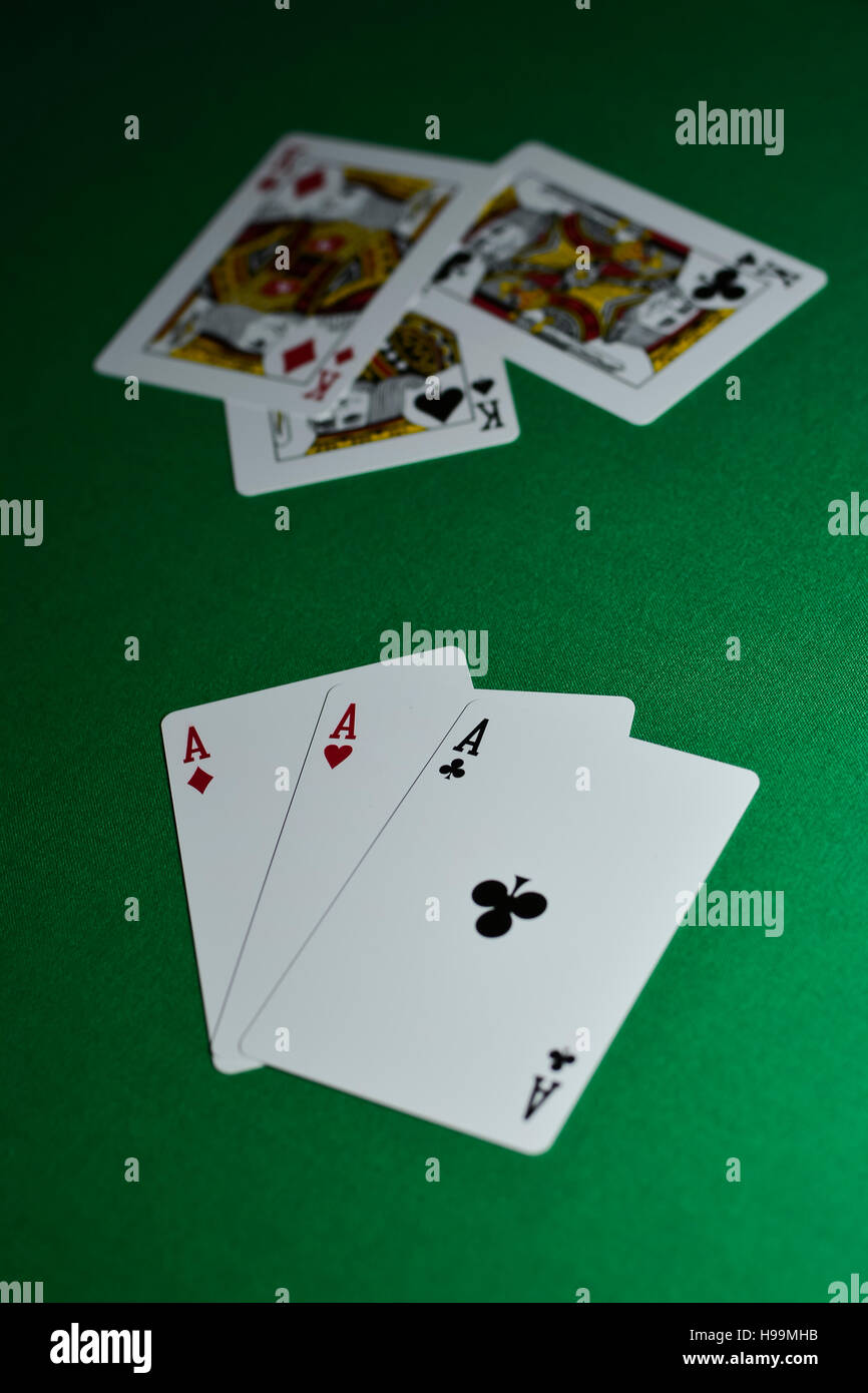 Ace card cards casino hi-res stock photography and images - Alamy