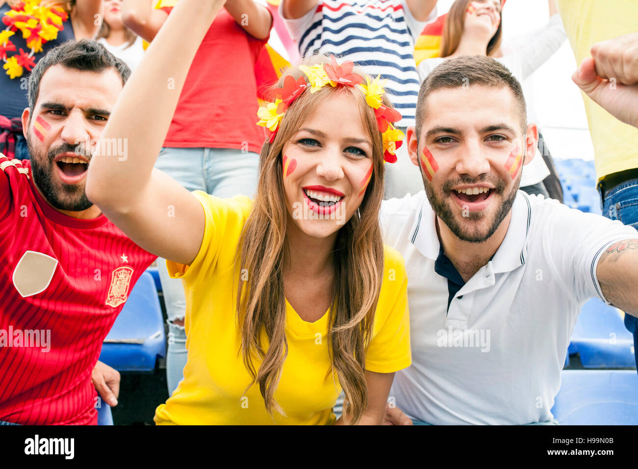 Soccer spain fans hires stock photography and images Alamy