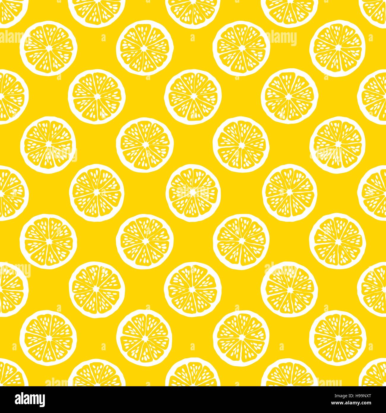 lemon slices seamless pattern - vector illustration. eps 8 Stock Vector ...