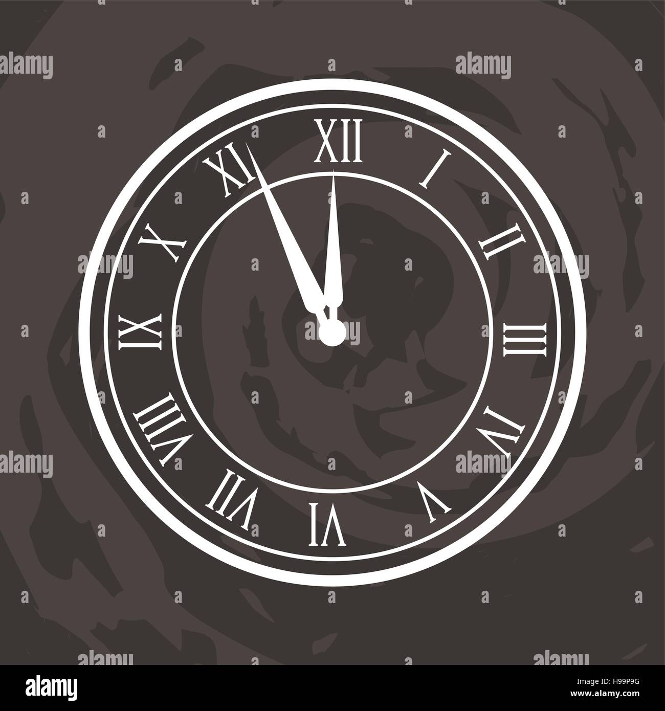 clock time device over black background. vector illustration Stock ...