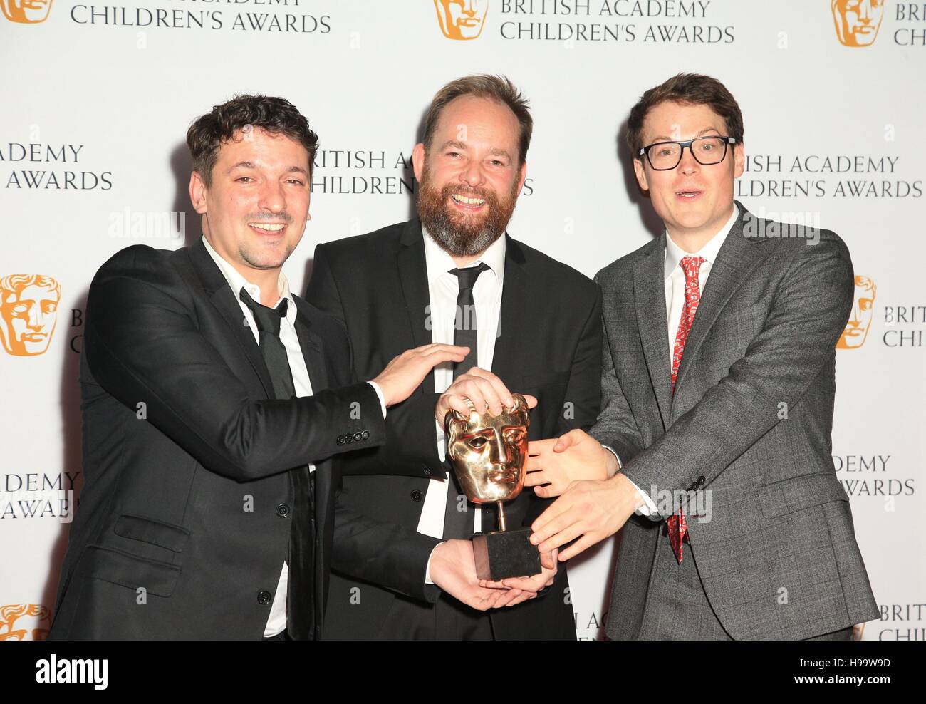 (left to right) Ben Bocquelet, Mic Graves and Joe Parham with the Best