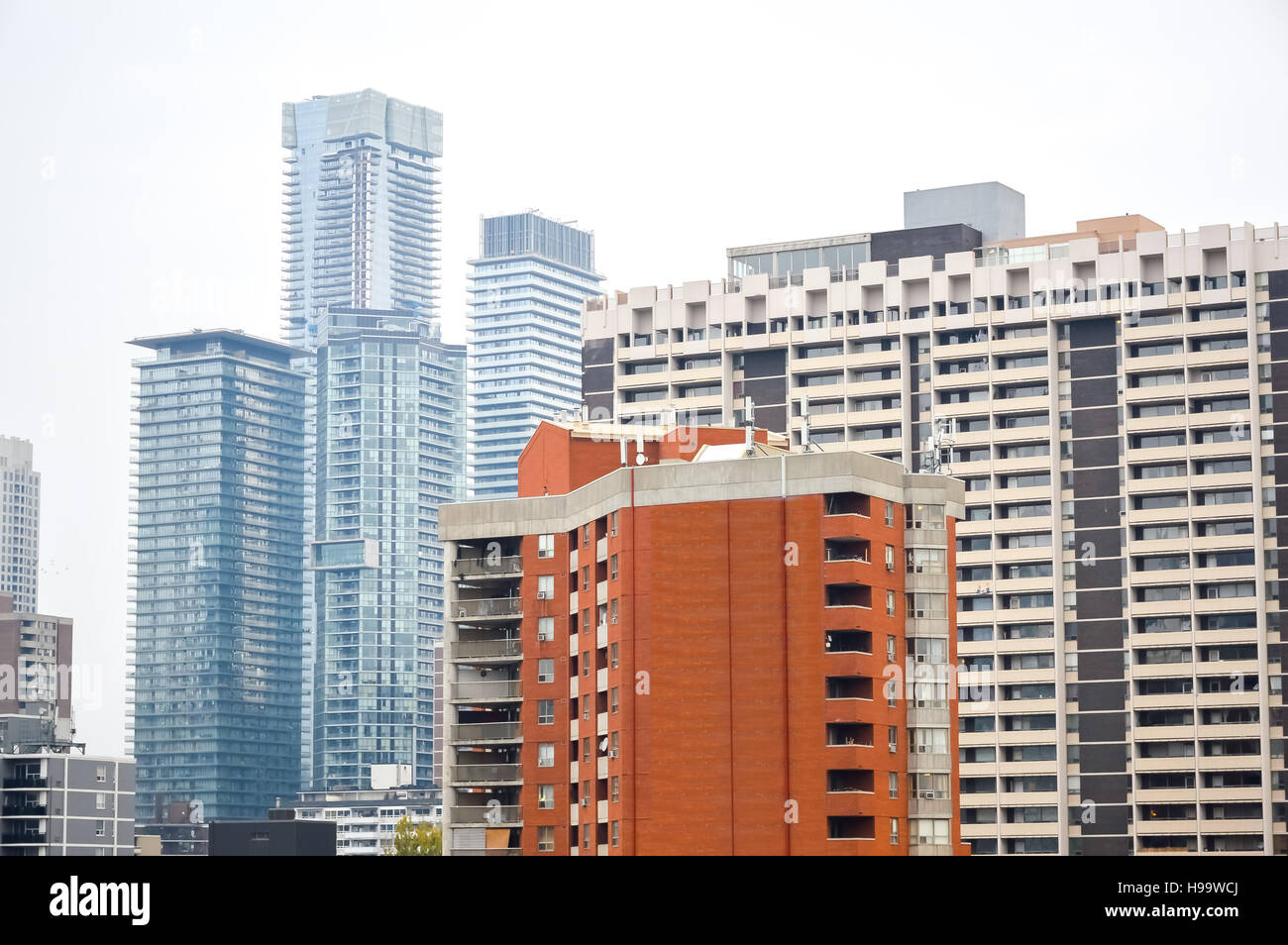 Residential buildings in downtown Toronto Ontario Canada Stock Photo ...