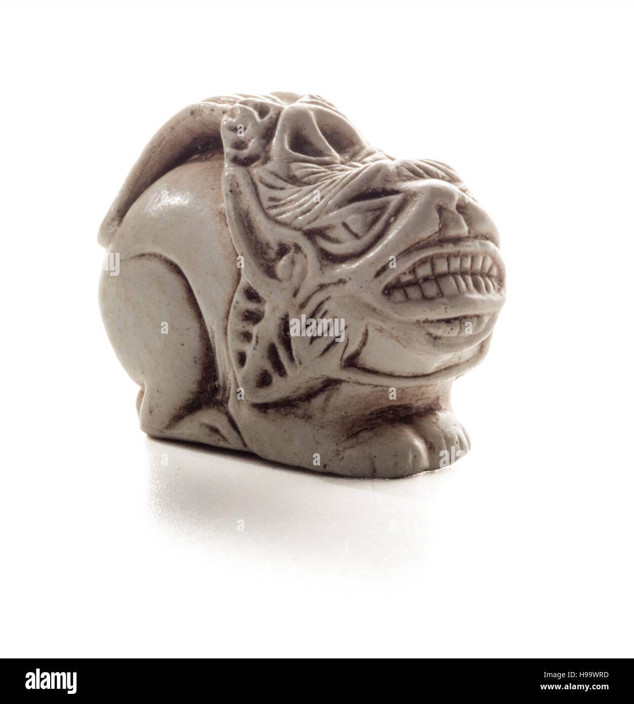 Small Japanese accessory of a mythical beast. A miniature sculpture