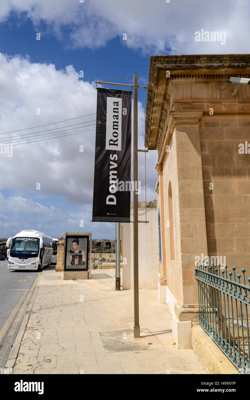 Domvs Romana Museum Rabat Stock Photo Alamy