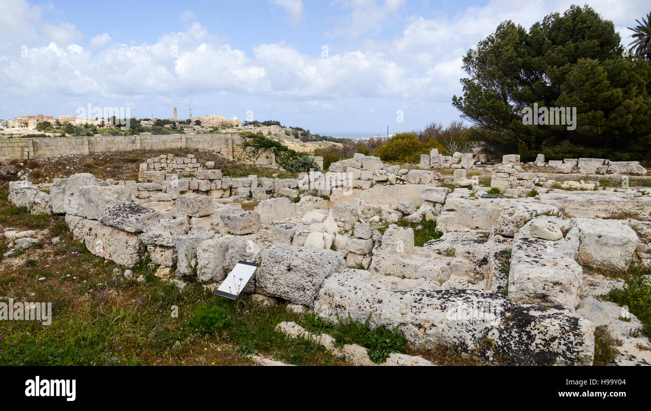 Domvs Romana Museum Rabat Stock Photo Alamy