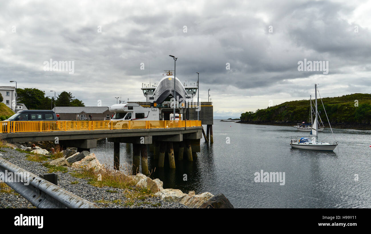 Tarbert Ferry Terminal Stock Photo