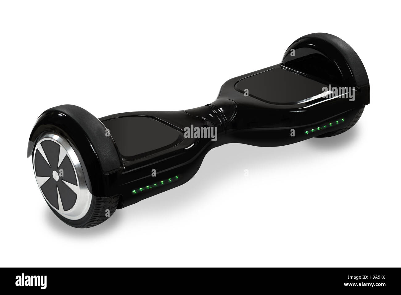Electric scooter board hoverboard Stock Photo