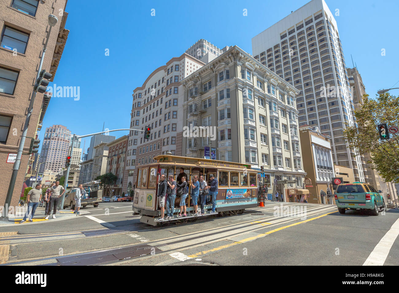 Cable Car PowellHyde Stock Photo Alamy