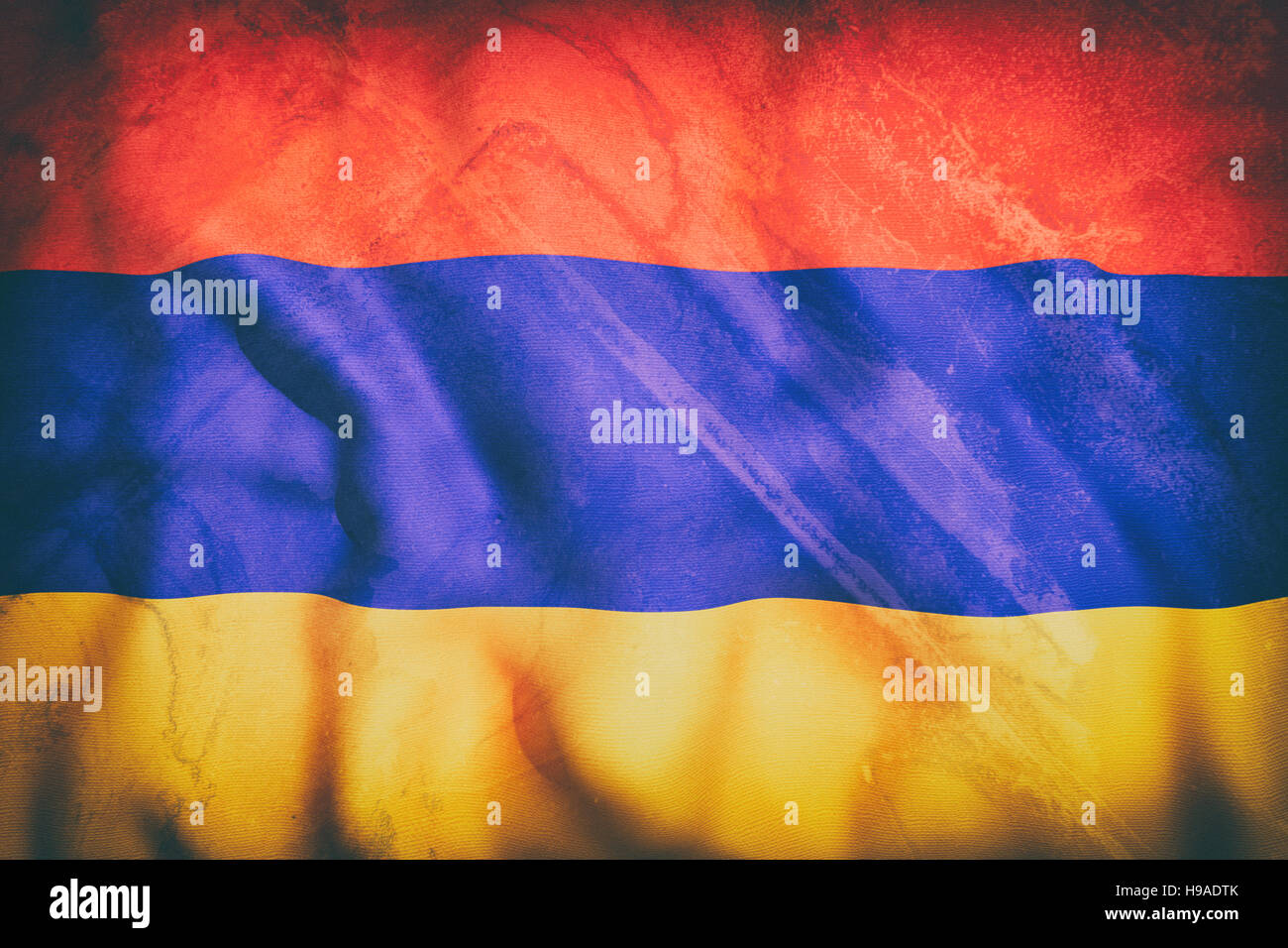 3d rendering of an old Armenia flag Stock Photo - Alamy
