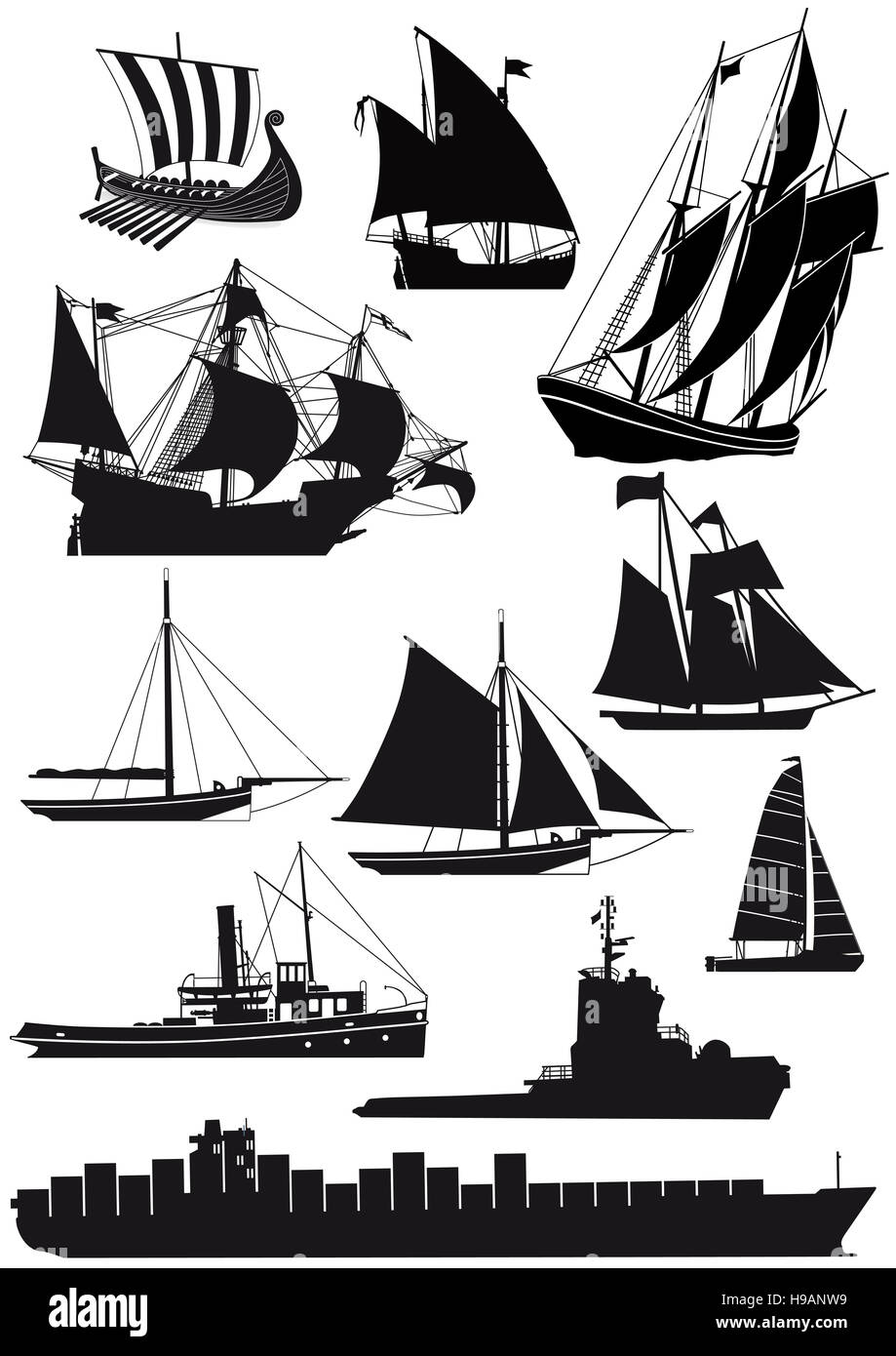 Ships and sailing ships Stock Photo Alamy