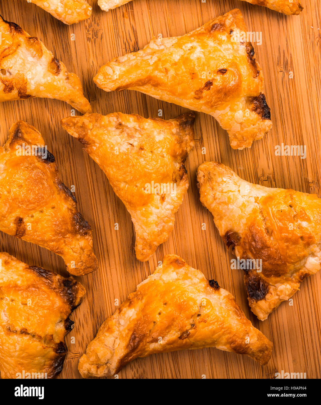 Midle asian pies with meat ( samsa ) Stock Photo