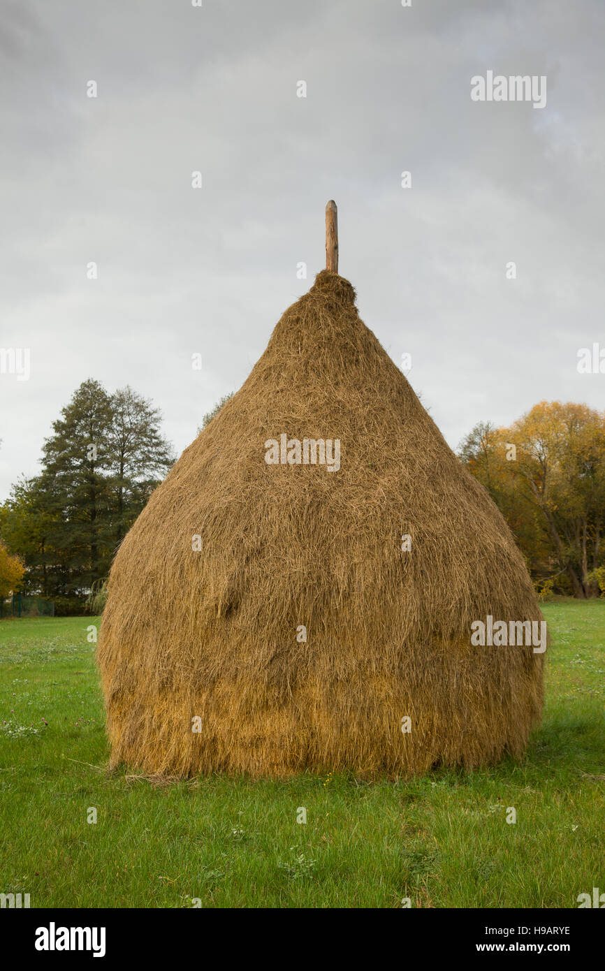 haystack, barn Stock Photo