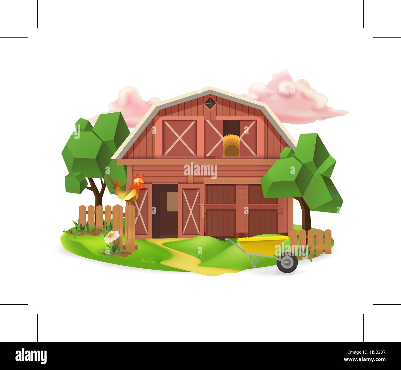 Barn grass low Stock Vector Images - Alamy