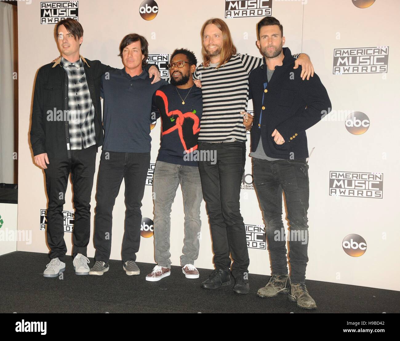 Los Angeles, CA, USA. 20th Nov, 2016. Mickey Madden, Matt Flynn, PJ ...