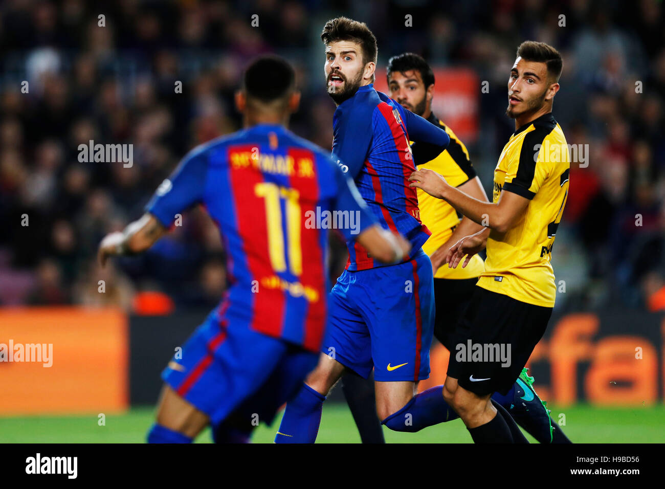 Gerard Pique (Barcelona), NOVEMBER 19 2016 Football/Soccer Spanish