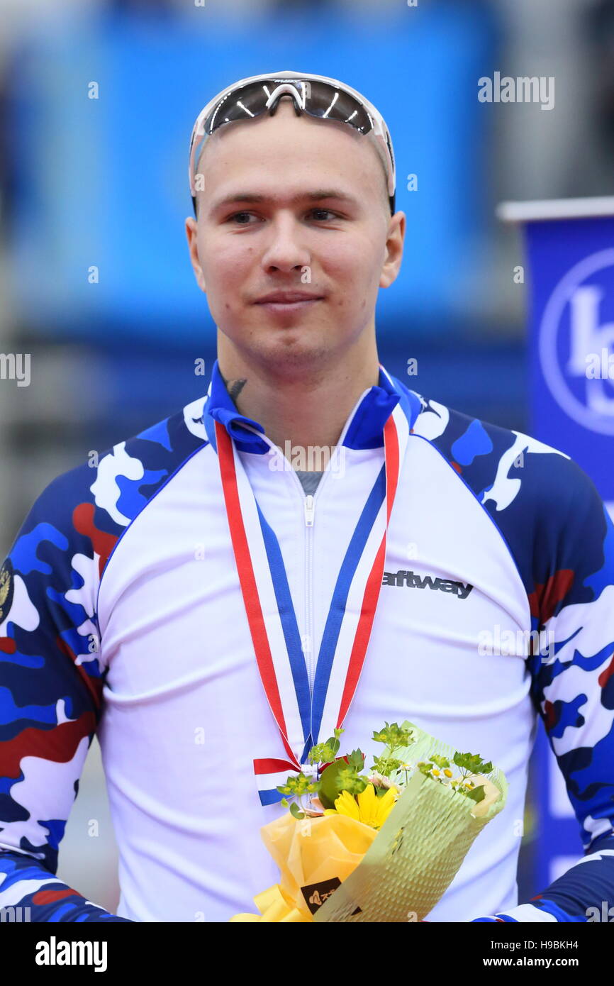 Nagano, Japan. 19th Nov, 2016. Pavel Kulizhnikov (RUS) Speed Skating
