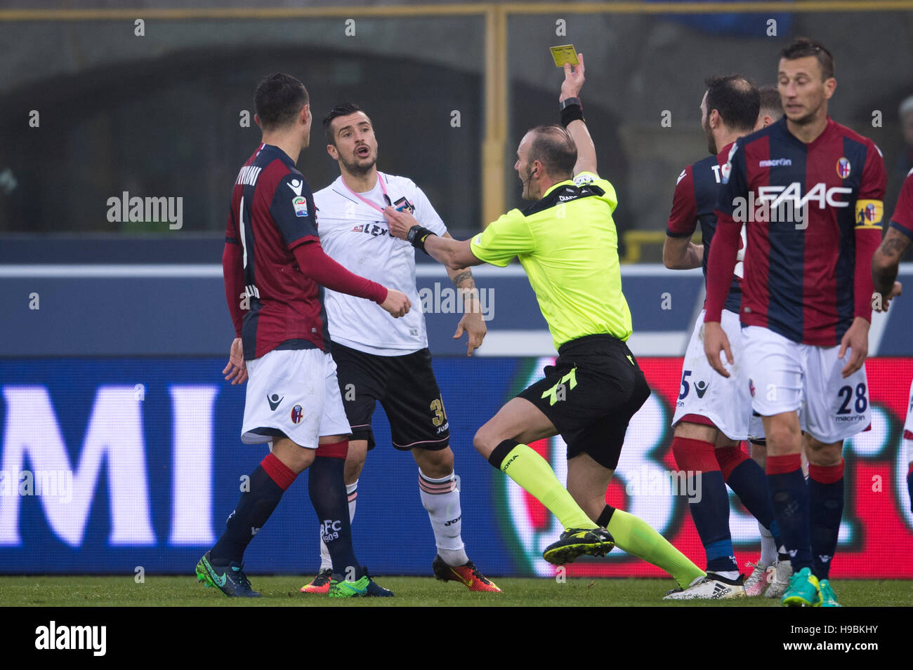 Bologna, Italy. 20th Nov, 2016. (LR) Federico Viviani (Bologna), Ilija