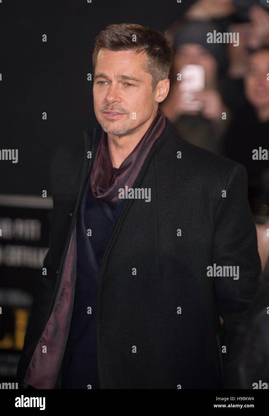 London, UK. 21st Nov, 2016. Brad Pitt attends the UK Premiere of