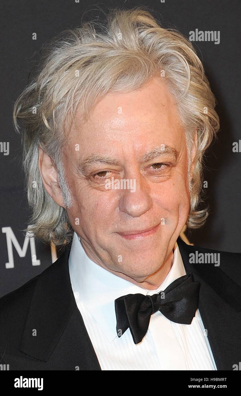 New York, NY, USA. 21st Nov, 2016. Sir Bob Geldof at arrivals for Gabrielle's Angel Foundation for Cancer Research Angel Ball 2016, Cipriani Wall Street, New York, NY. November 21, 2016. Credit:  Kristin Callahan/Everett Collection/Alamy Live News Stock Photo