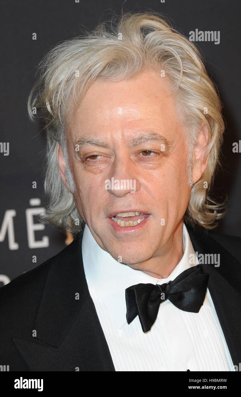 New York, NY, USA. 21st Nov, 2016. Sir Bob Geldof at arrivals for Gabrielle's Angel Foundation for Cancer Research Angel Ball 2016, Cipriani Wall Street, New York, NY. November 21, 2016. Credit:  Kristin Callahan/Everett Collection/Alamy Live News Stock Photo