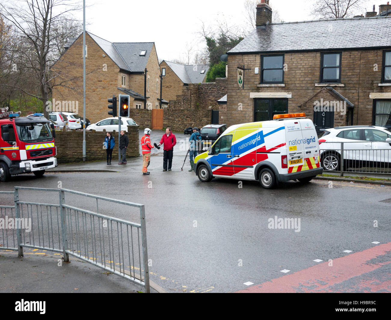 Millbrook Stalybridge, UK. 22nd Nov 2016. Huddersfield Road Millbrook