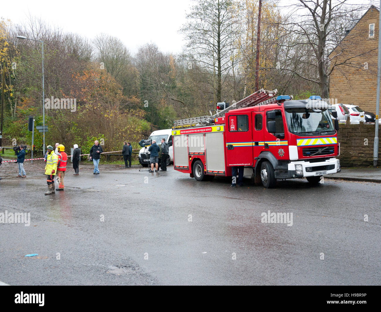 Millbrook Stalybridge, UK. 22nd Nov 2016. Huddersfield Road Millbrook