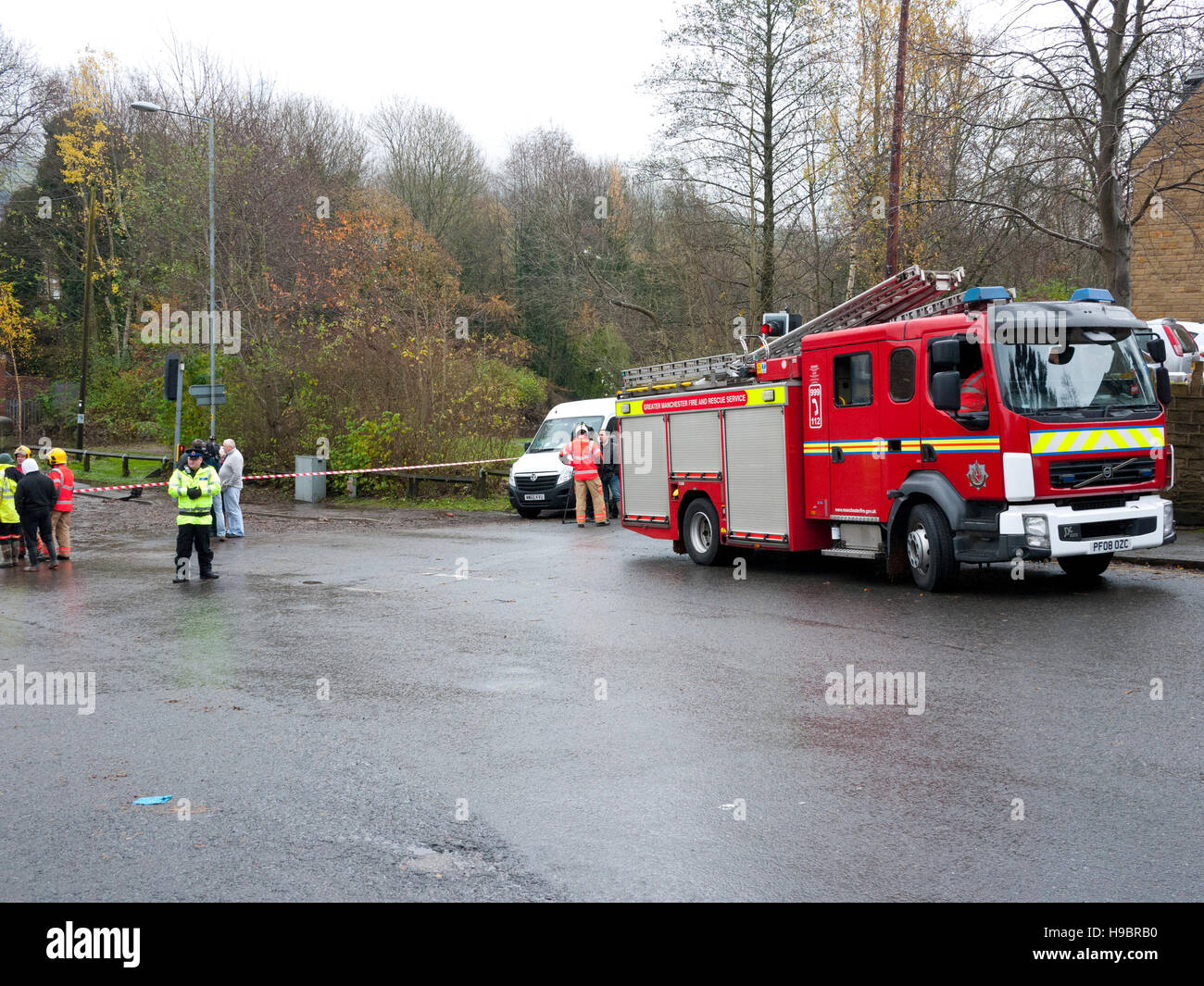 Millbrook Stalybridge, UK. 22nd Nov 2016. Huddersfield Road Millbrook
