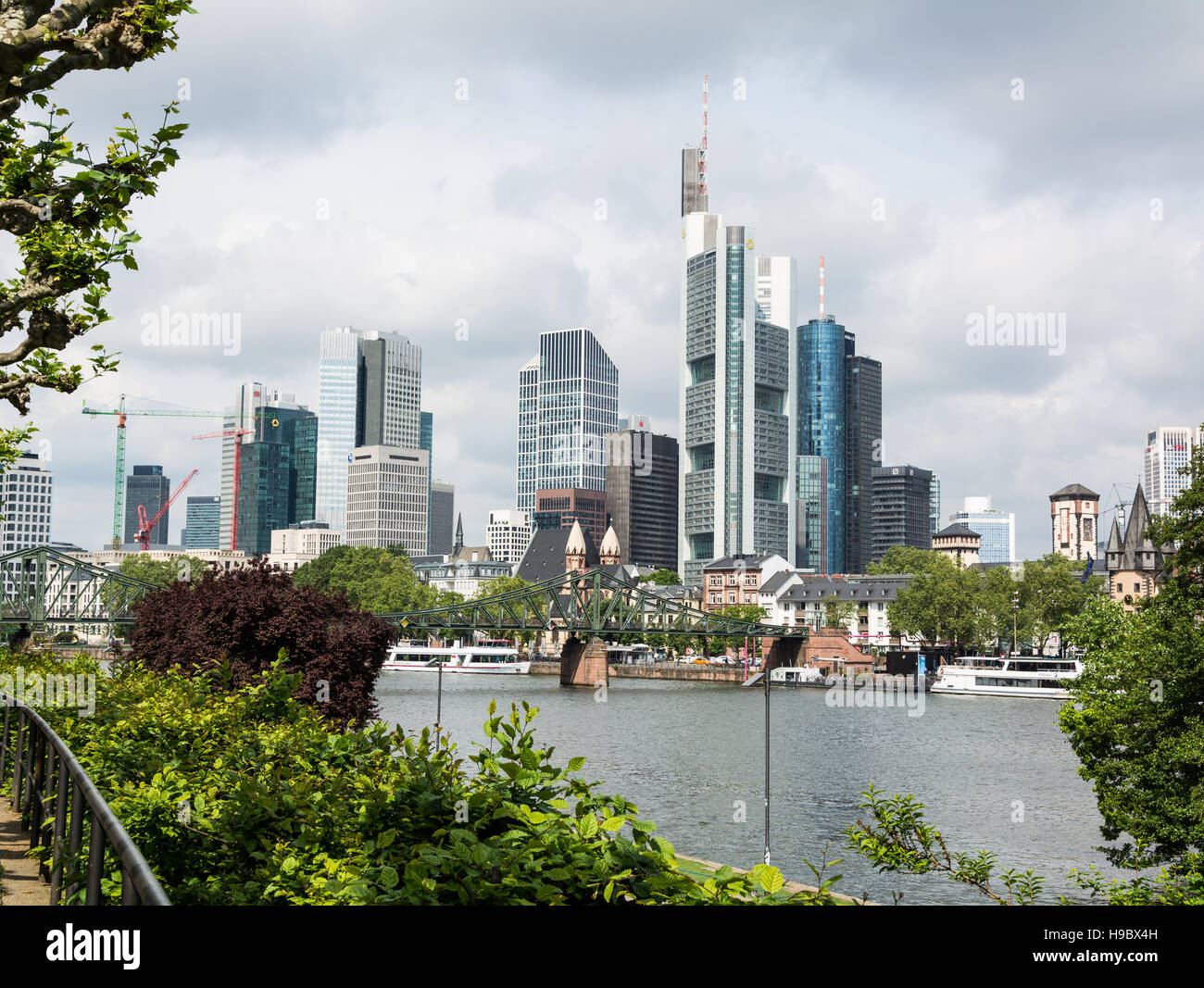 Panorama of frankfurt main hi-res stock photography and images - Alamy