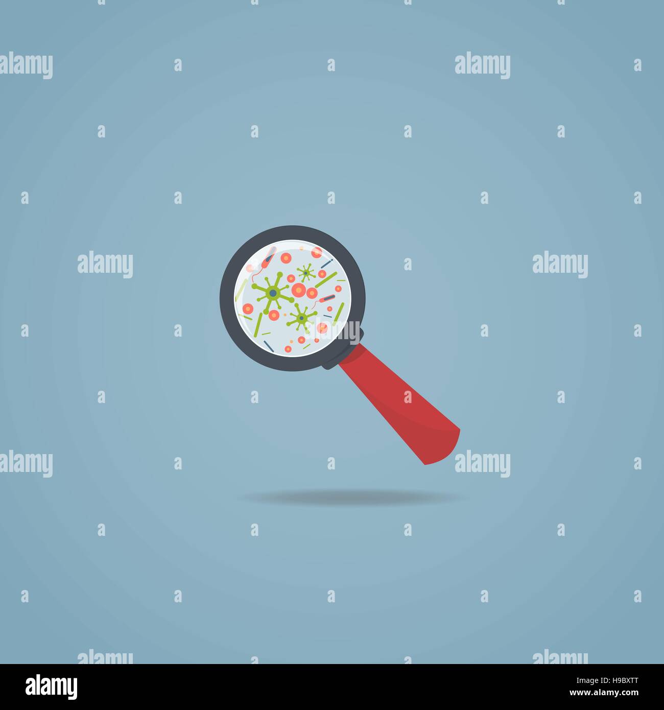 Germs bacteria cartoon hi-res stock photography and images - Alamy