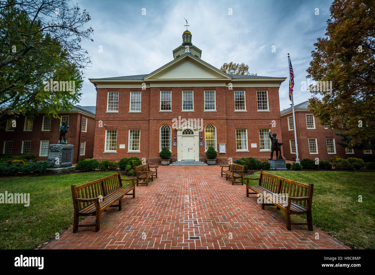 The Talbot County Courthouse, in Easton, Maryland. Stock Photo