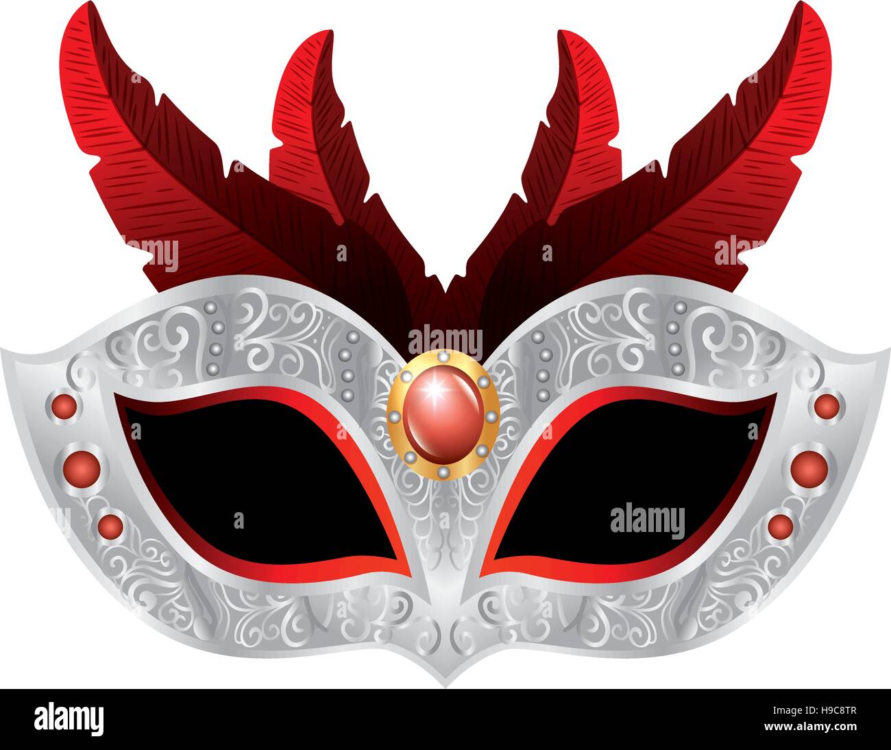 party mask fashion isolated icon vector illustration design Stock ...