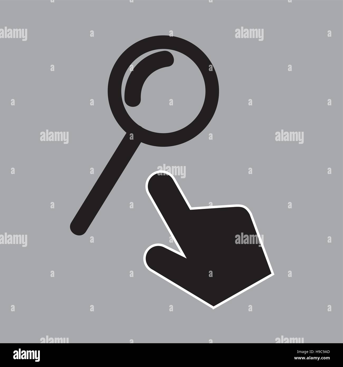 data protection smartphone searching security vector illustration eps ...