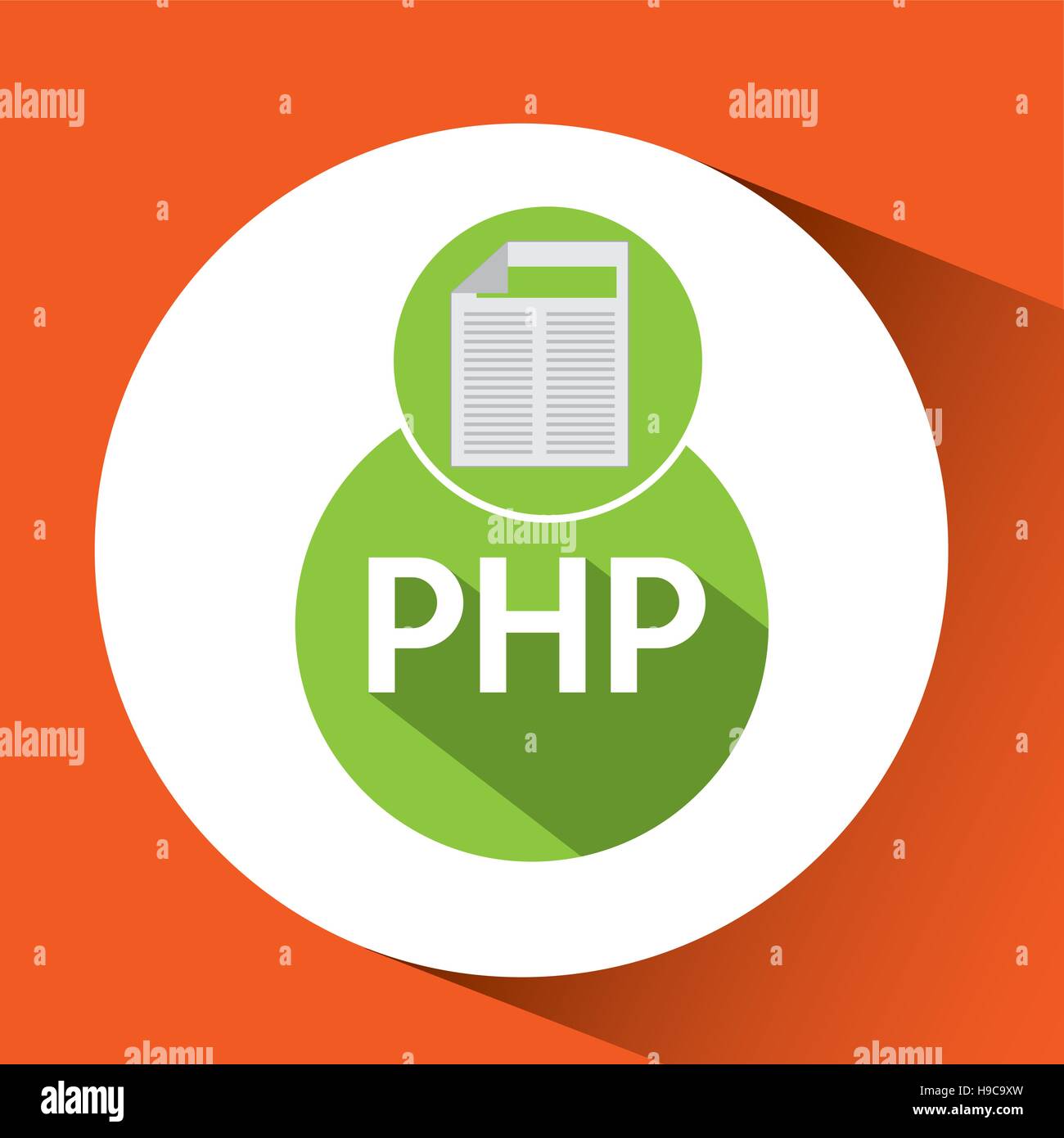 web development document php vector illustration eps 10 Stock Vector ...