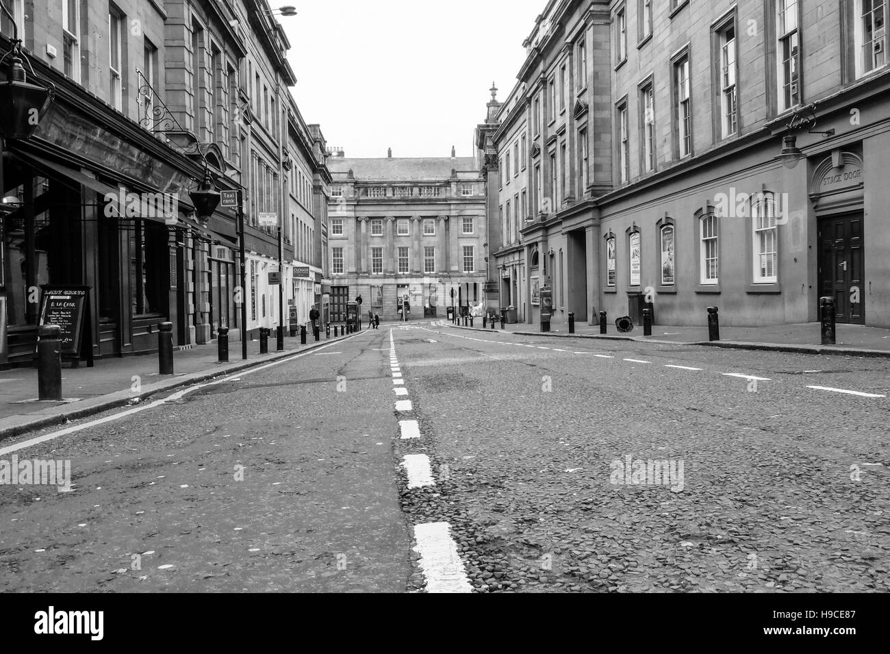 Newcastle city centre street Black and White Stock Photos & Images Alamy