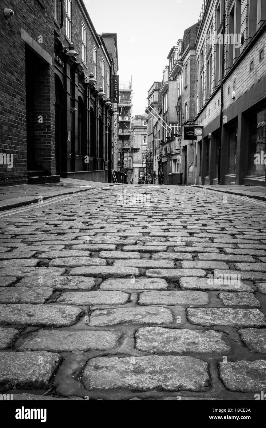 Newcastle city centre street Black and White Stock Photos & Images - Alamy