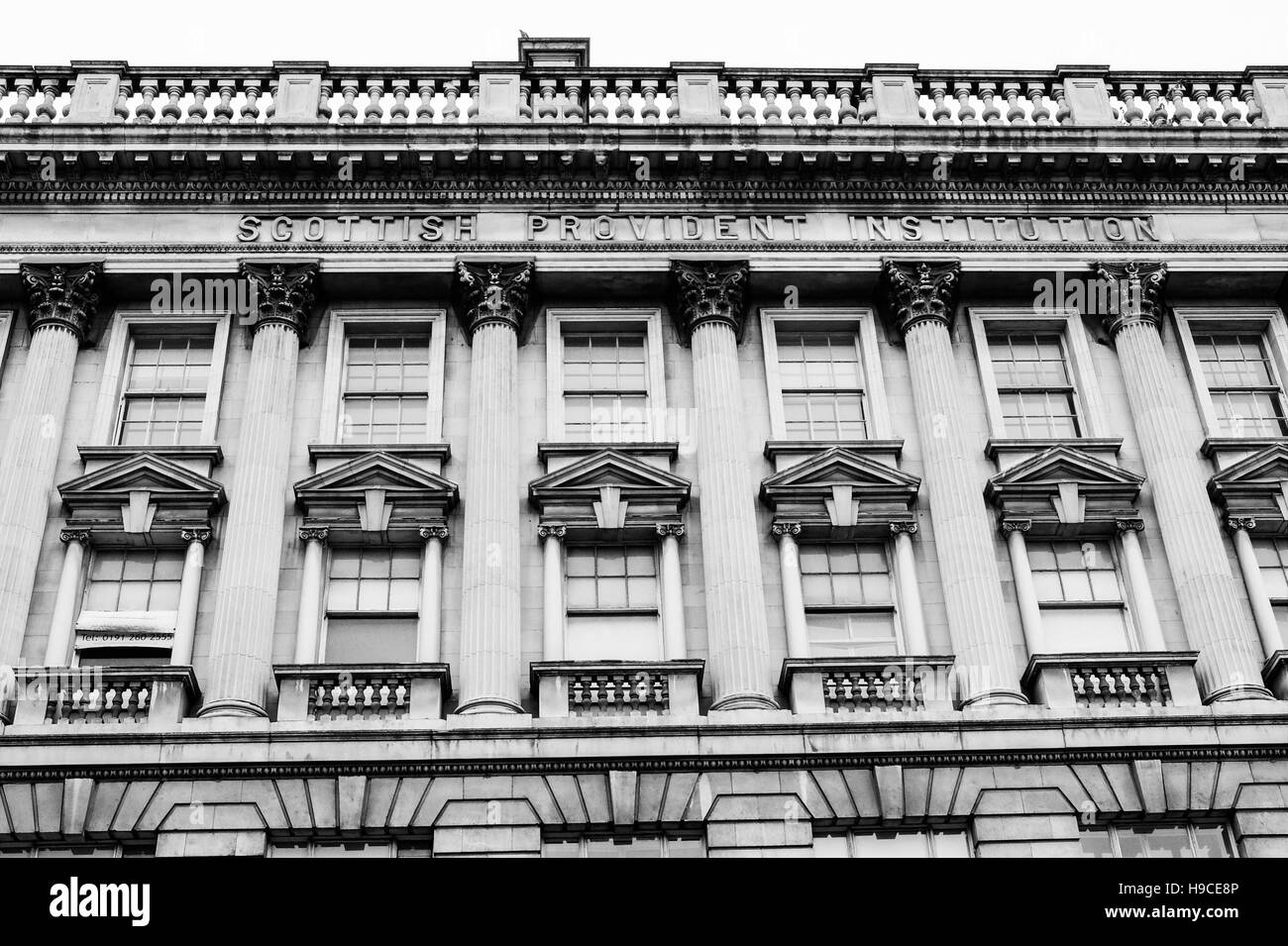 Old Scottish Provident Building in Newcastle, England, UK Stock Photo