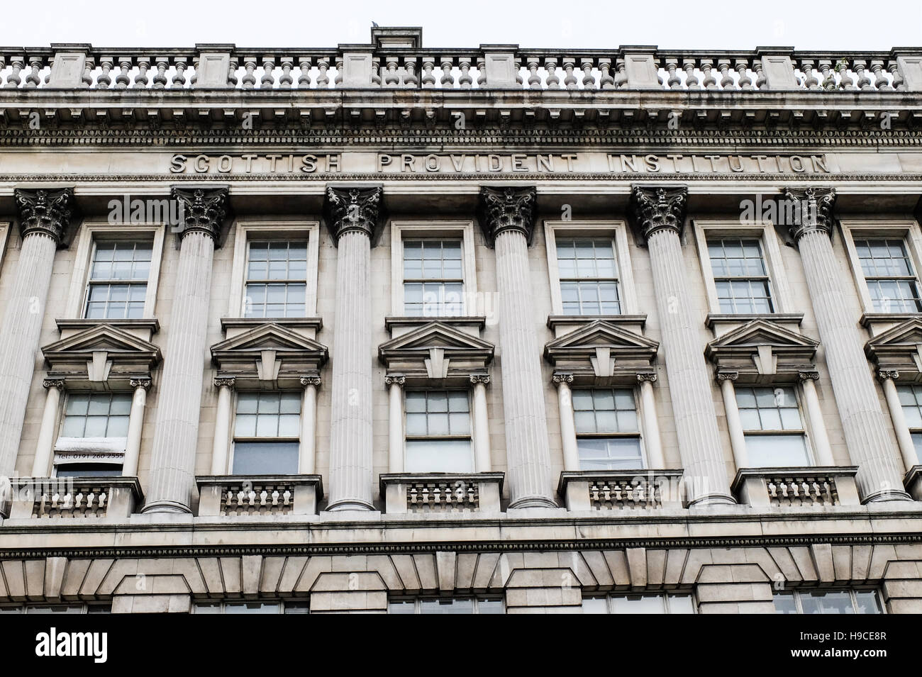 Old Scottish Provident Building in Newcastle, England, UK Stock Photo