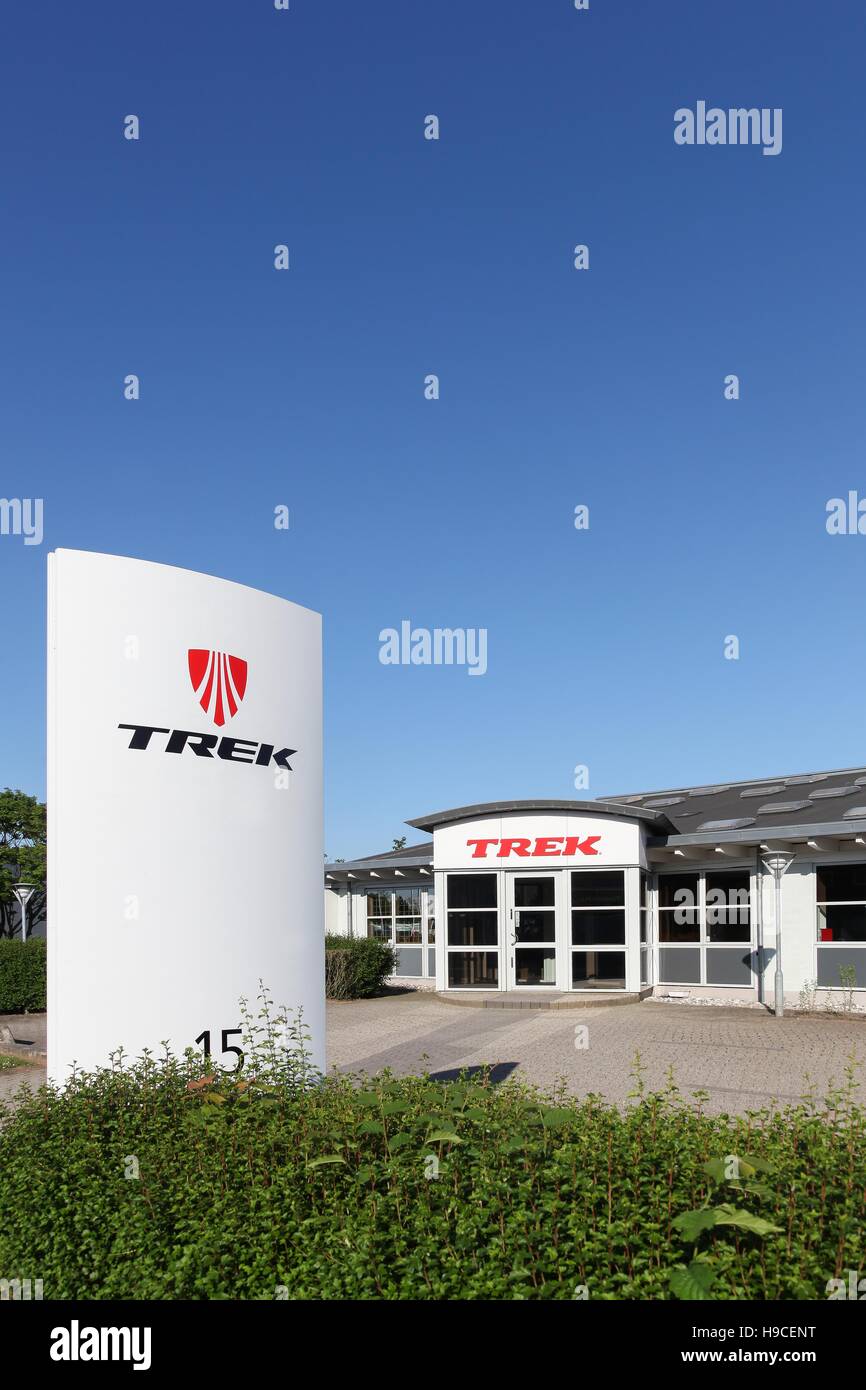Trek company building Stock Photo