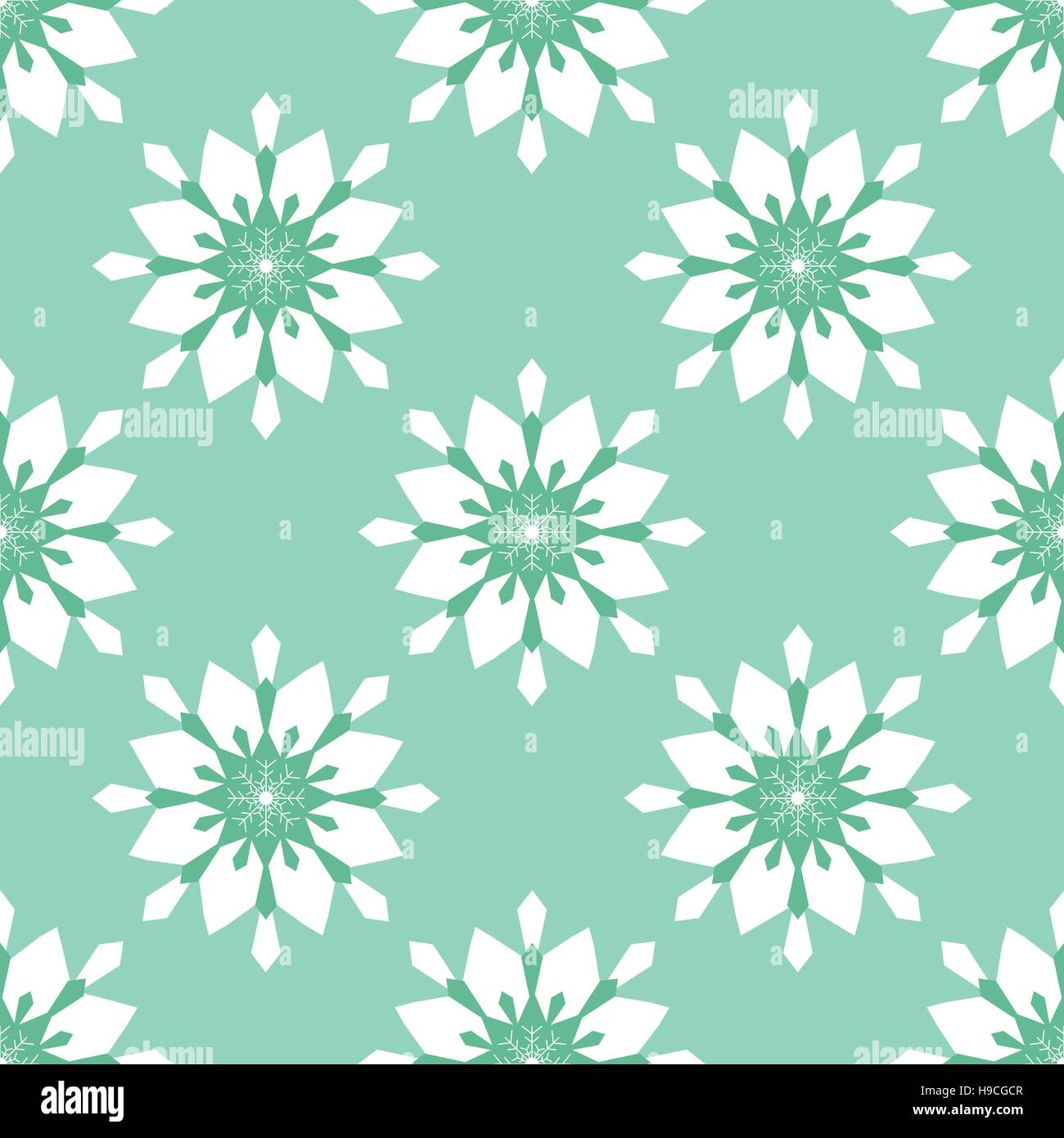 Christmas snowflakes seamless background Stock Vector Image & Art - Alamy