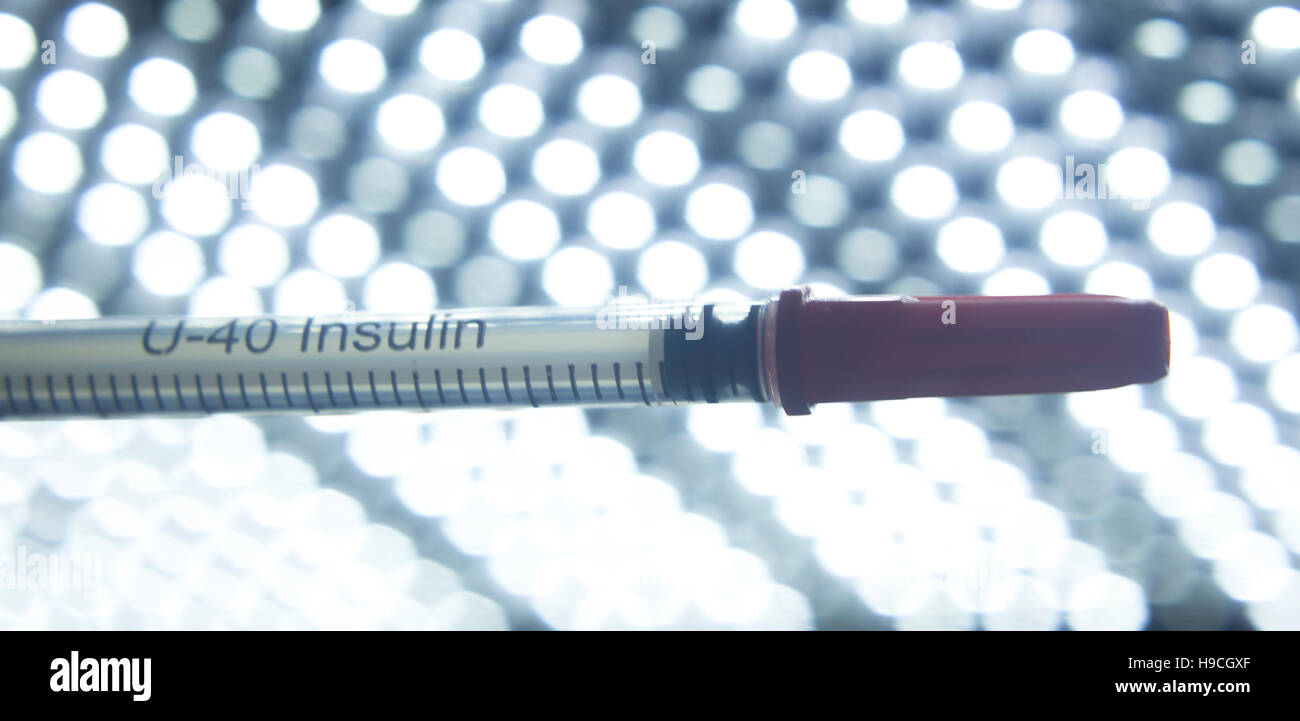 Medical injection syring hypodermic needle for insulin injections in