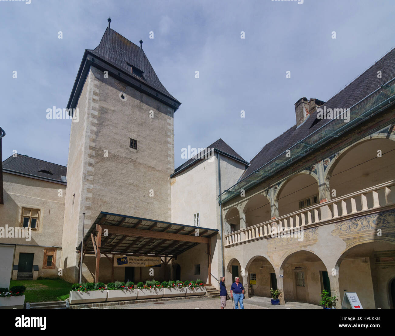Pöggstall: Schloss Pöggstall Castle, Waldviertel, Niederösterreich, Lower Austria, Austria Stock Photo