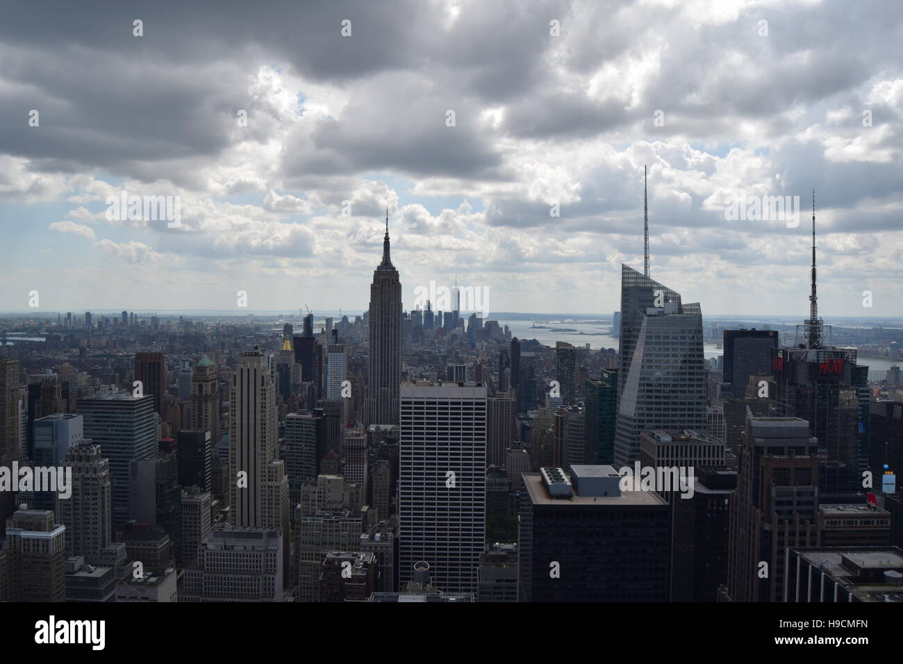 View of New York from Top of the Rock Stock Photo - Alamy