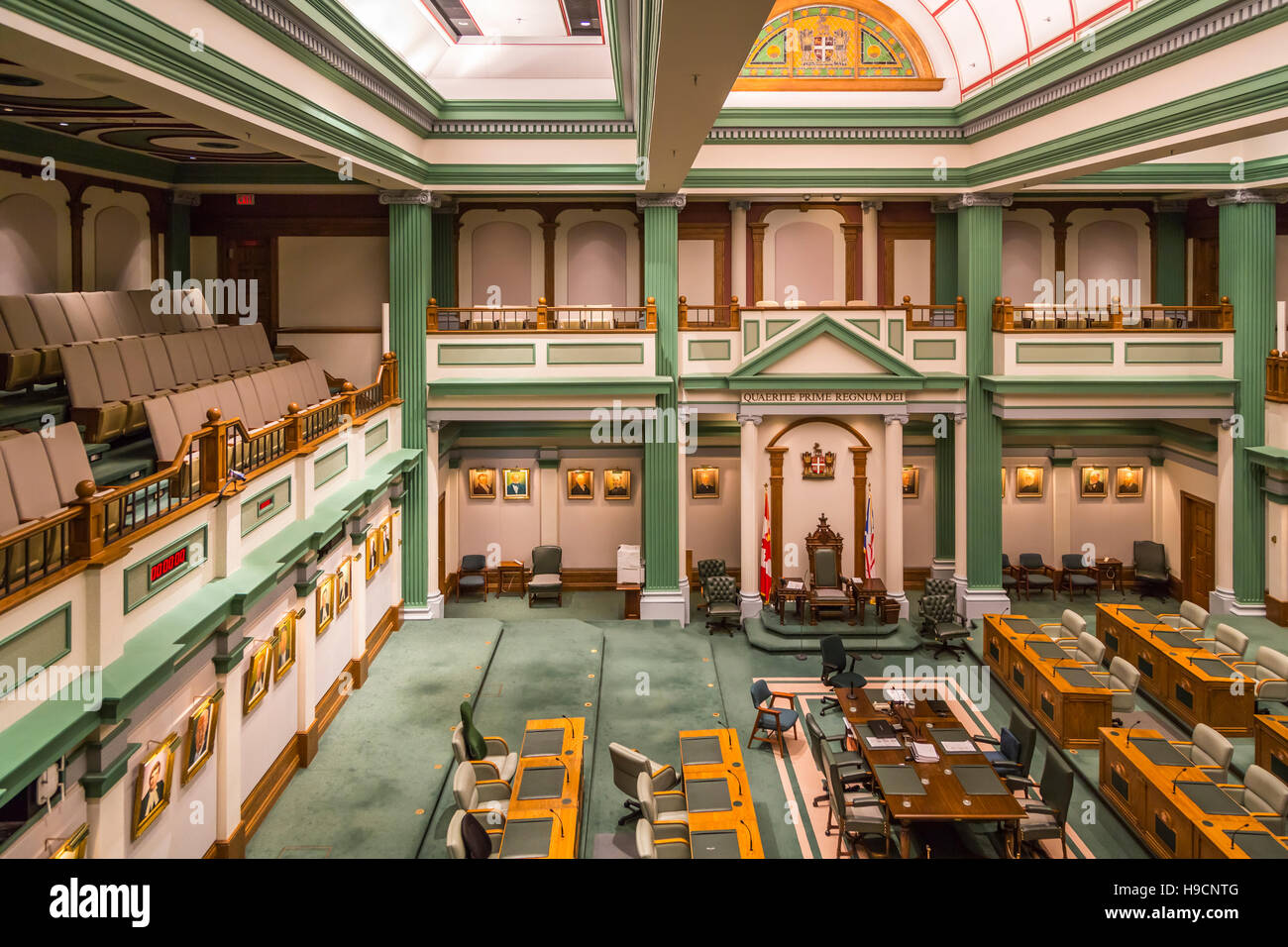 The Newfoundland Assembly building in St. John's Newfoundland and
