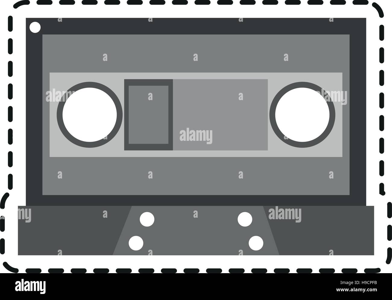 Isolated cassette device design Stock Vector Image & Art - Alamy