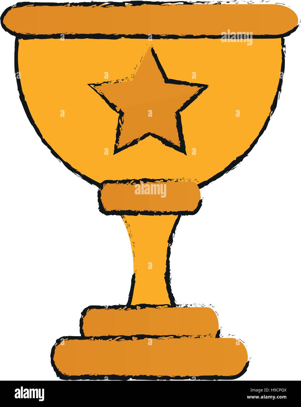 Isolated trophy cup design Stock Vector Image & Art - Alamy