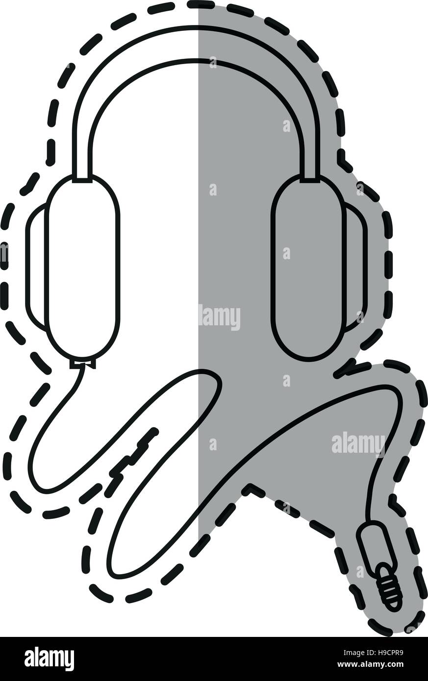 Isolated headphone device design Stock Vector Image & Art - Alamy