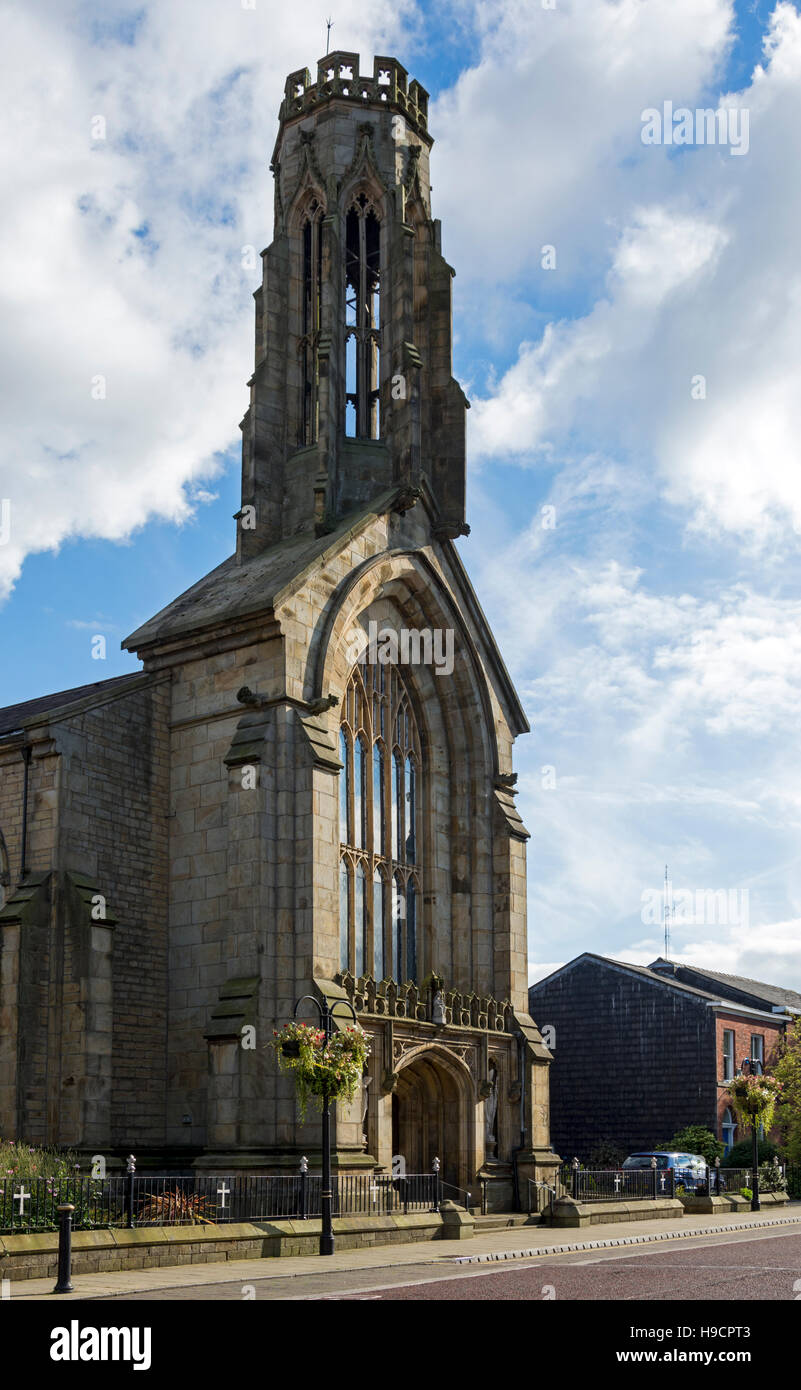 St Marie's RC church, by John Harper of York 1842.  Manchester Road, Bury, Greater Manchester, England, UK Stock Photo