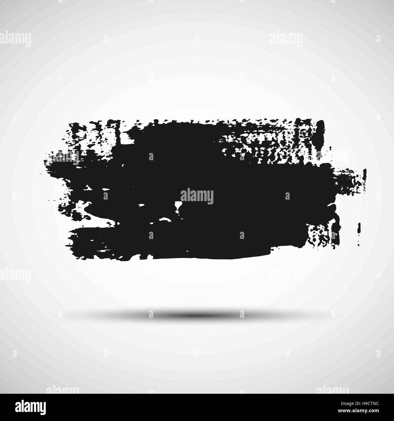 Vector illustration of grunge brush stroke for your design Stock Vector ...