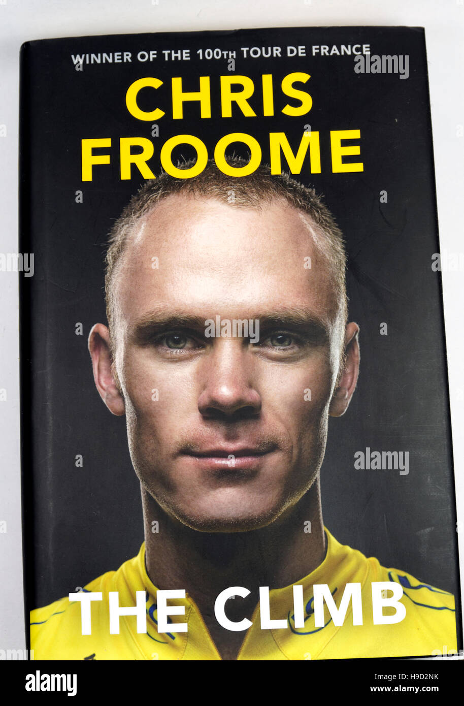 Professional cyclist Chris Froome's Autobiography 'The Climb' Stock Photo