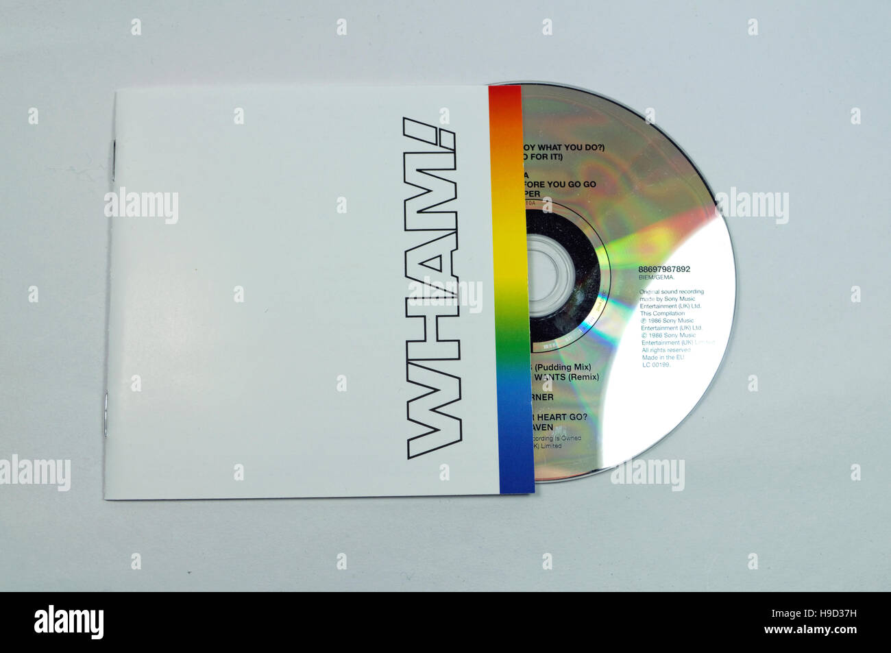Wham Album,compact disc. Stock Photo